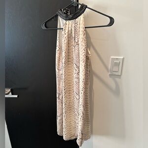 Haute Hippie Snake Print in 100% Silk Dress, sz Small